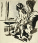 Scena portowa - Henry Lyman Saen — widok dzieła