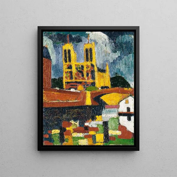 Notre Dame - Henry Lyman Saen — oprawiony obraz na ścianie
