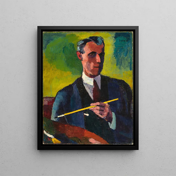 autoportret - Henry Lyman Saen — oprawiony obraz na ścianie