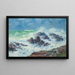 Groza pogody w Saint-Grenoble, Pointe de Penmarch - Henry Moret — oprawiony obraz na ścianie