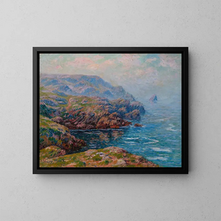 La Terre de Cleden - Henry Moret — oprawiony obraz na ścianie