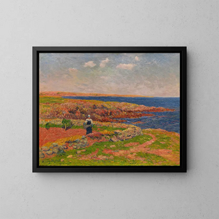 La Baie de Merrien - Henry Moret — oprawiony obraz na ścianie