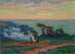 Le brûlage de goémon en bord de mer - Henry Moret — widok dzieła