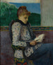 Czytanie przy oknie - Henry Moret — widok dzieła