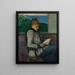 Czytanie przy oknie - Henry Moret — oprawiony obraz na ścianie