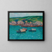 Les barques Dolan - Henry Moret — oprawiony obraz na ścianie