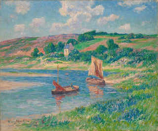 Les Sableurs de Pont-Aven - Henry Moret — widok dzieła