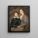 Mme William T. Evans i jej syna - Henry Oliver Walker — oprawiony obraz na ścianie