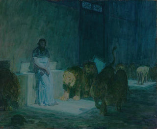 Daniela w jamie lwa - Henry Ossawa Tanner — widok dzieła