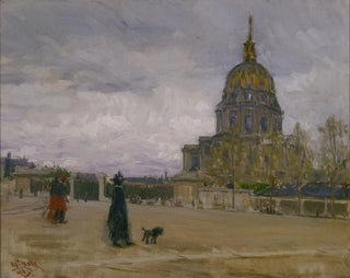 Les Invalides à Paris - Henry Ossawa Tanner — widok dzieła
