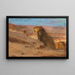 Lwy na pustyni - Henry Ossawa Tanner — oprawiony obraz na ścianie