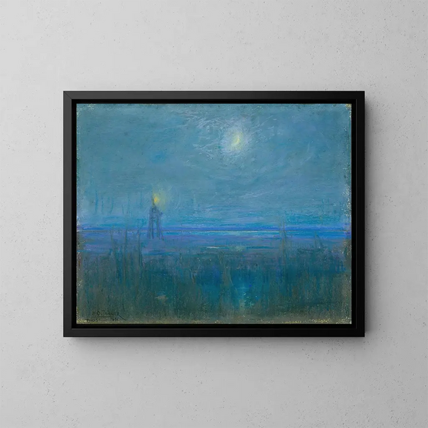 Marais du New Jersey - Henry Ossawa Tanner — oprawiony obraz na ścianie