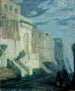 Mury w świetle księżyca Tanger - Henry Ossawa Tanner — widok dzieła