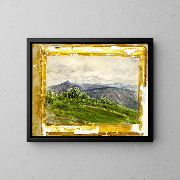 pejzażu górskiego w Highlands Karoliny Północnej - Henry Ossawa Tanner — oprawiony obraz na ścianie