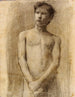 Studium młodego mężczyzny - Henry Ossawa Tanner — widok dzieła
