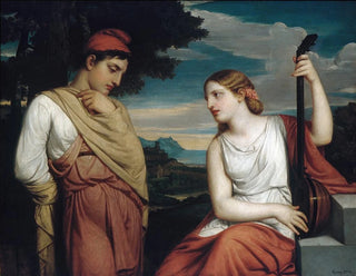 Les Amants grecs - Henry Peters Gray — widok dzieła