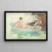 Embarquement - Henry Scott Tuke — oprawiony obraz na ścianie