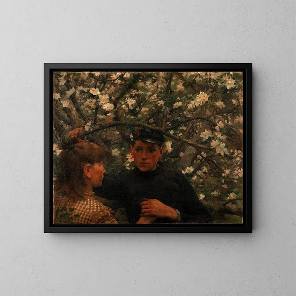 La Promesse - Henry Scott Tuke — oprawiony obraz na ścianie