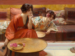 Beztrosze godziny - Henry Siddons Mowbray — widok dzieła