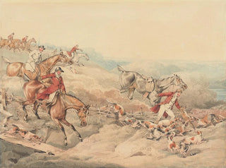 La chasse au renard et la mort - Henry Thomas Alken — widok dzieła