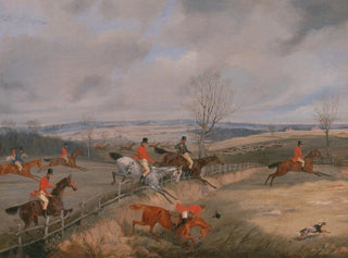 Scena polowania narysowana na okładce - Henry Thomas Alken — widok dzieła