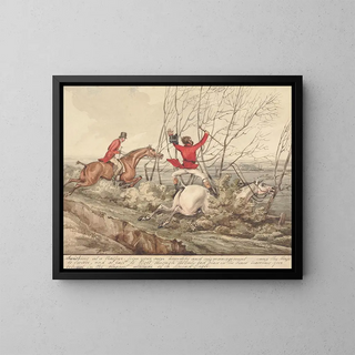 Henry Thomas Alken - Qualified Horses and Unqualified Riders Swishing at a Rasper From Your Own Timidity and Mismanagement Cause the Horse to Swerve.webp