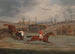 Sceny z przeszkodami w pobliżu mety - Henry Thomas Alken — widok dzieła