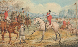 Henry Thomas Alken - The Meet With Bright Faces and Merry Hearts.webp