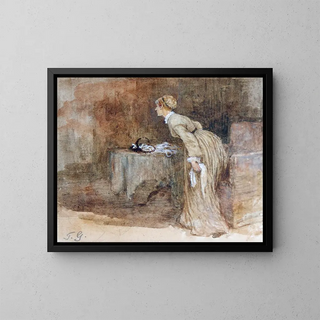 Henry Towneley Green - Interior Woman Rising From Chair.webp