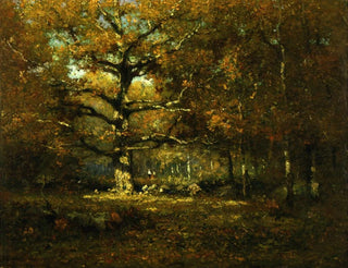 z drewna Connecticut - Henry Ward Ranger — widok dzieła