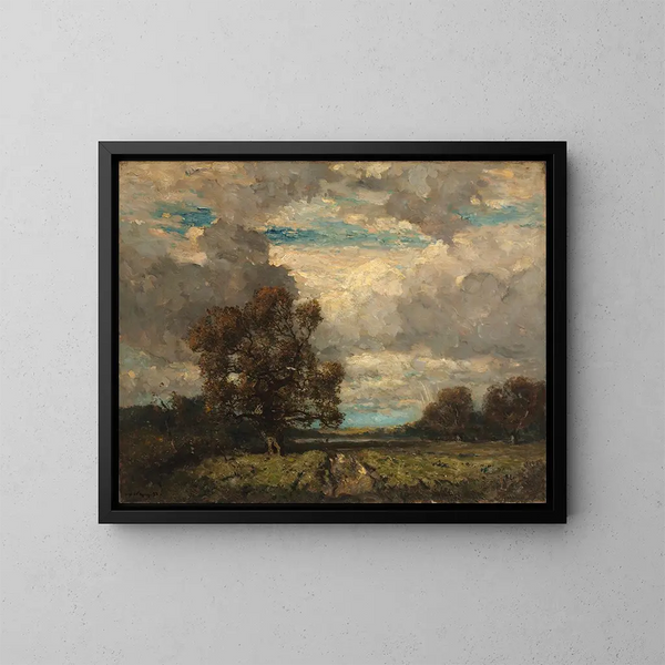Le Gardien solitaire - Henry Ward Ranger — oprawiony obraz na ścianie