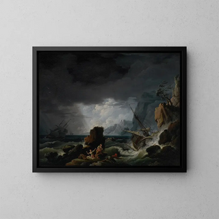 Le Naufrage - Henry d'Arles — oprawiony obraz na ścianie