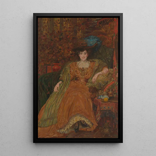 Henry de Groux - Portrait of Emma Lambotte.webp