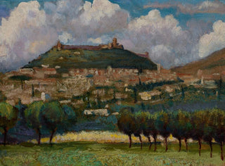 pejzaż włoski - Henryk Dietrich — widok dzieła