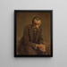 Portret ojca artysty - Henryk Grombecki — oprawiony obraz na ścianie