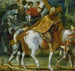 Hérakliusz na koniu z krzyżem - Adam Elsheimer — widok dzieła