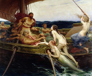 Ulysse et les Sirènes - Herbert James Draper — widok dzieła