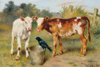 Herbert William Weekes - An unexpected guest.webp
