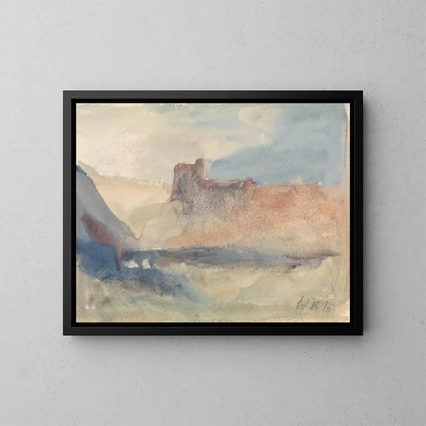 Côte près de Tunis - Hercules Brabazon Brabazon — oprawiony obraz na ścianie