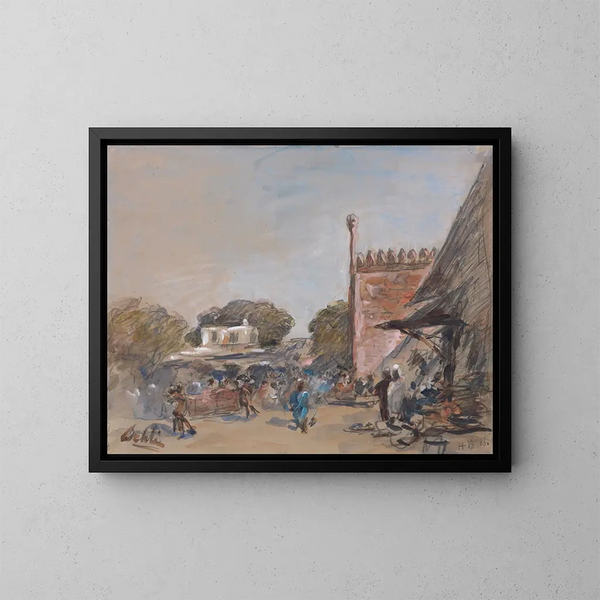 Delhi - Hercules Brabazon Brabazon — oprawiony obraz na ścianie