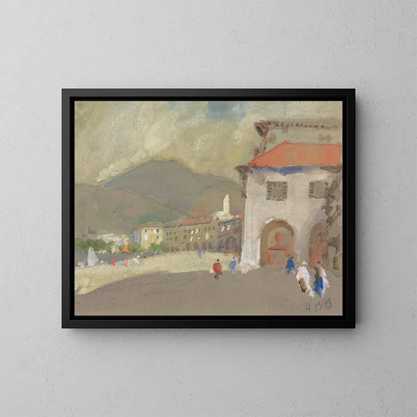 Lugano - Hercules Brabazon Brabazon — oprawiony obraz na ścianie