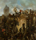 Oblężenie Alkmaar 18 września 1573 Hiszpańskie oddziały szturmują miasto - Herman Frederik Carel Ten Kate — widok dzieła