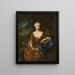 Lovisa Dorotea Sofia 1680-1705 księżniczka Prus - Herman Hendrik de Quiter le Jeune — oprawiony obraz na ścianie