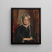 Portret hrabiny Julie Louise Sophie Trampe f. hrabina Ahlefeldt Laurvigen - Herman Siegumfeldt — oprawiony obraz na ścianie