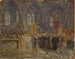Procesja przed kościołem - Hermann Braun — widok dzieła