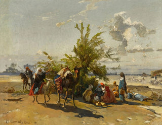 Campement - Hermann David Salomon Corrodi — widok dzieła
