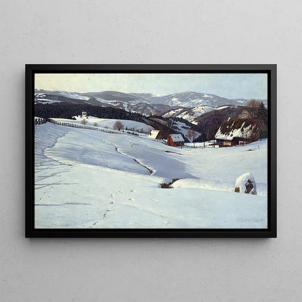 Hermann Dischler - Winter Morning in the Black Forest.webp