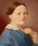 Portret damy z naszyjnikiem i lekką suknią - Hermann Eduard Hartmann — widok dzieła