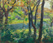 Jezioro Langbrgner - Hermann Groeber — widok dzieła