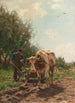 Praca na polach - Hermann Johannes van der Weele — widok dzieła